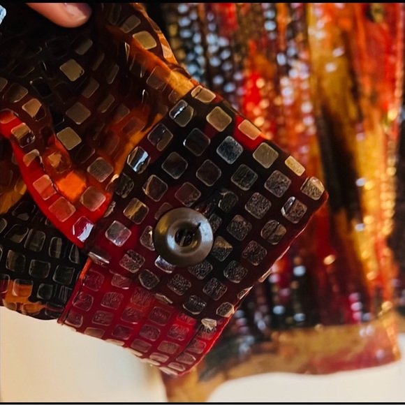 Elementz Fabulous, Multicolor Sequin Jean Jacket - Picture 4 of 5